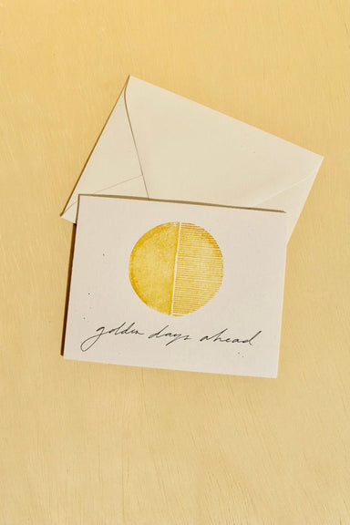 Golden Days Ahead Card -Wilde House Paper - Ardent Market