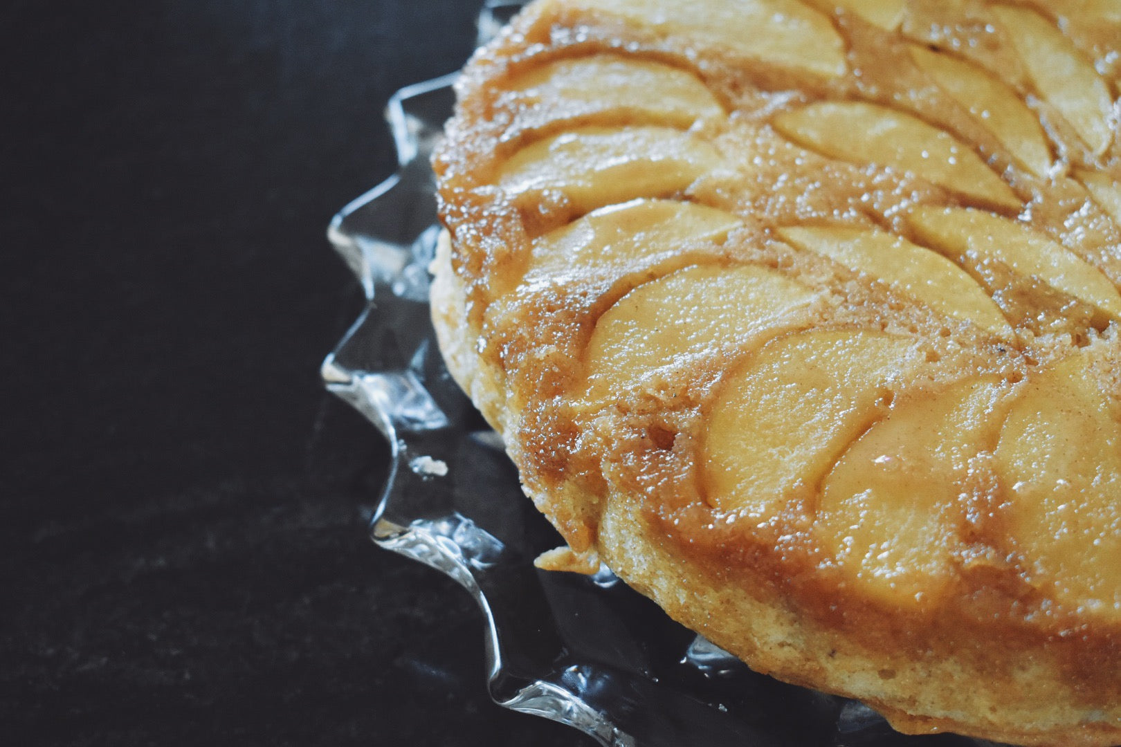 Caramel Apple Upside Down Cake (Gluten Free)