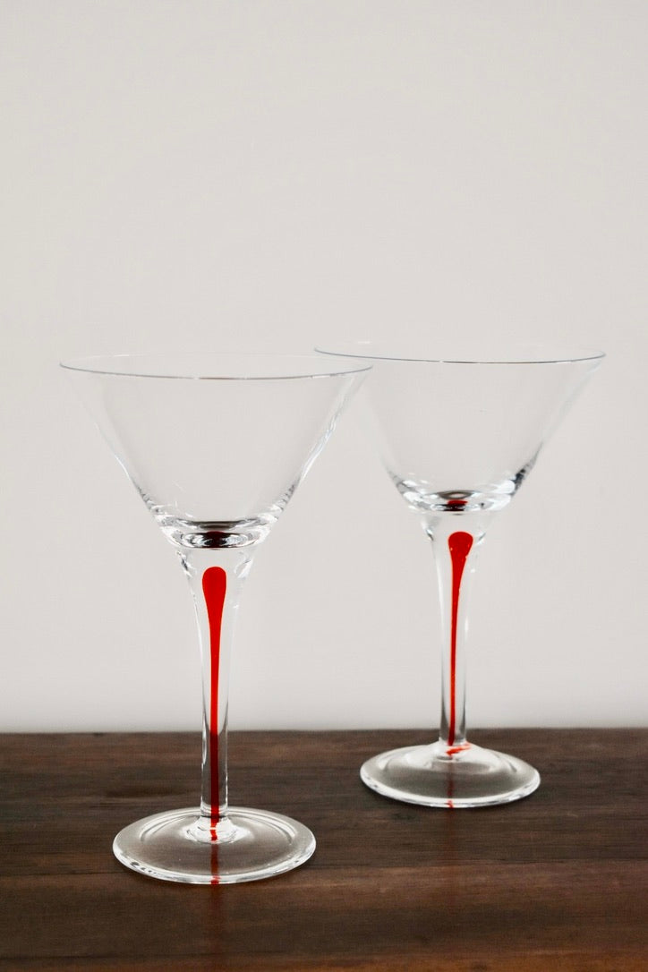 Vintage Martini Glasses (set of 4)