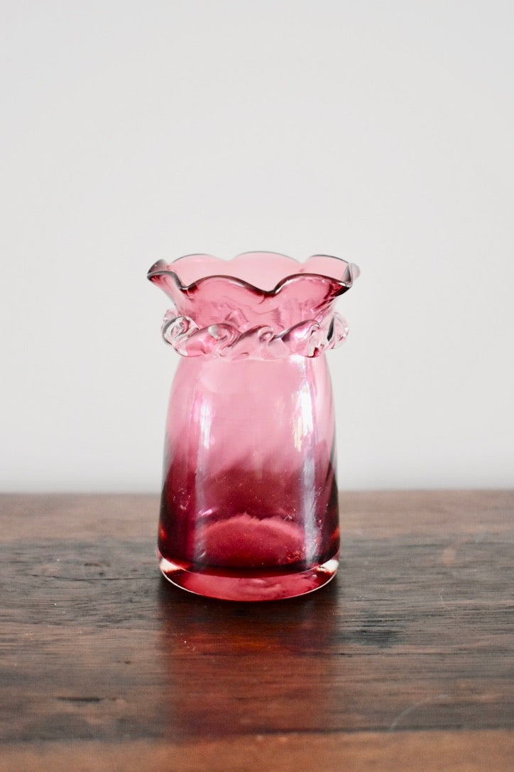 Antique Cranberry Glass Set