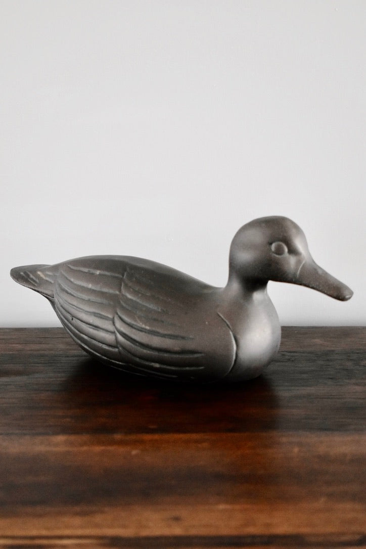 Vintage Brass Duck