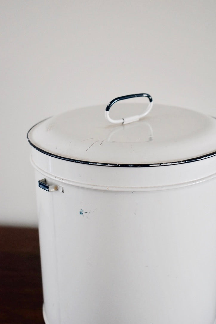 Vintage Enamel Bucket