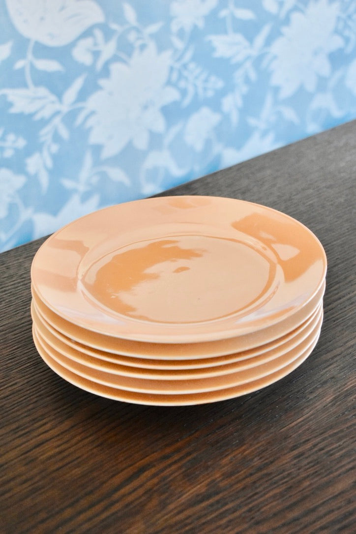 Vintage Orange Lusterware Set (16 pieces)