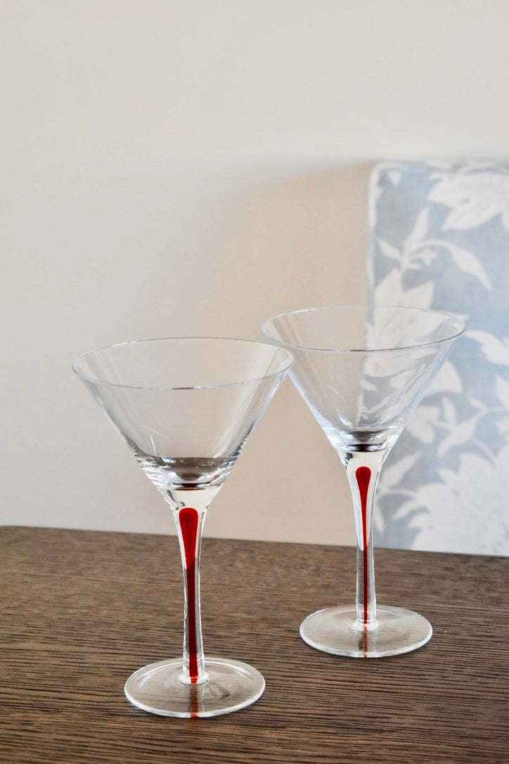 Vintage Martini Glasses (set of 4)