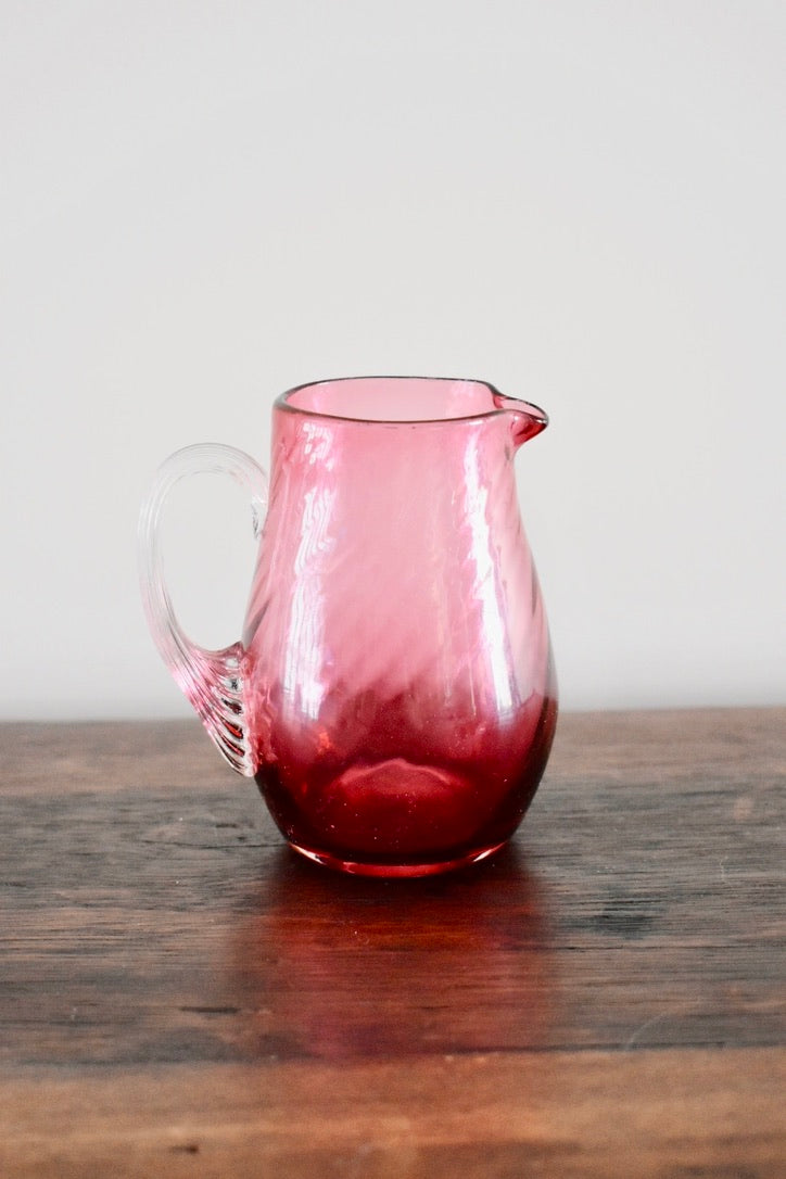 Antique Cranberry Glass Set