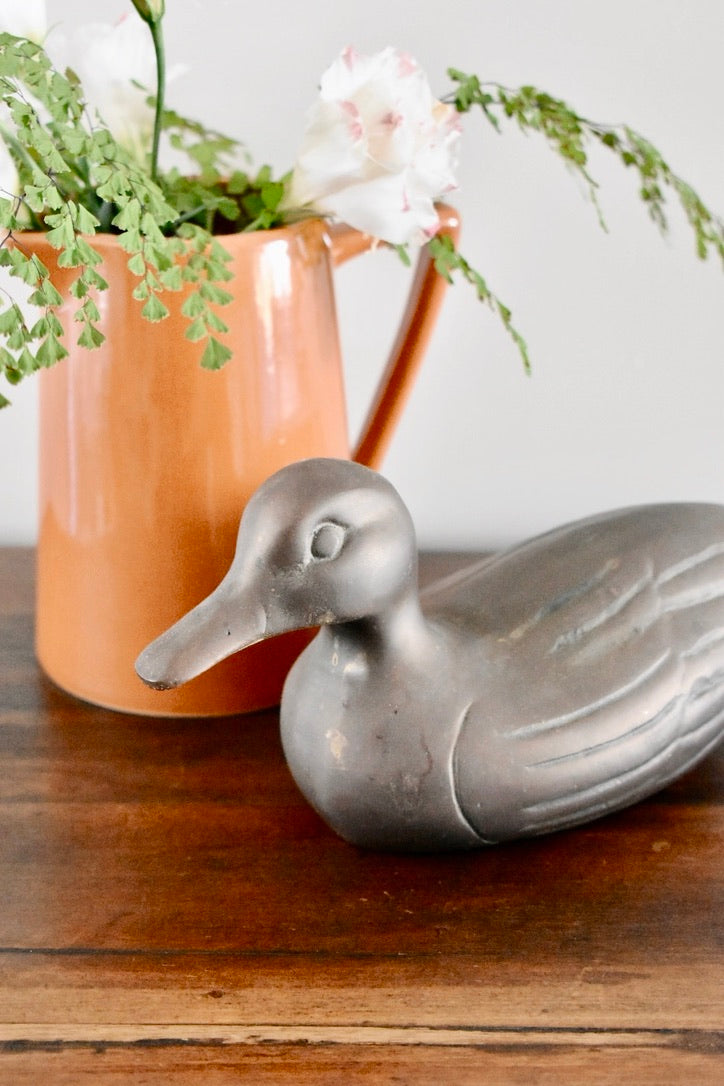 Vintage Brass Duck