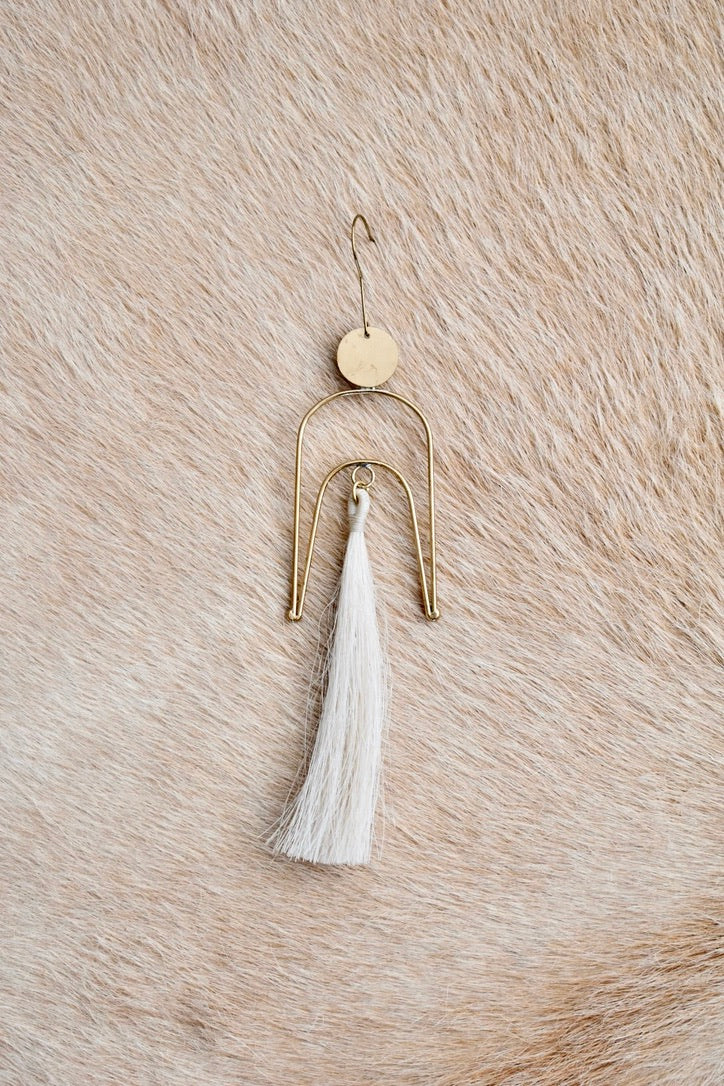 Wood & Tassel Ornaments