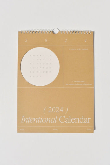 2024 Intentional Calendar - Ardent Market - Wilde House Paper