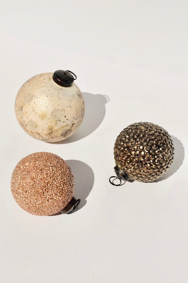 All That Glitters Ornaments (set of three) - Ardent Market - Ardent Market