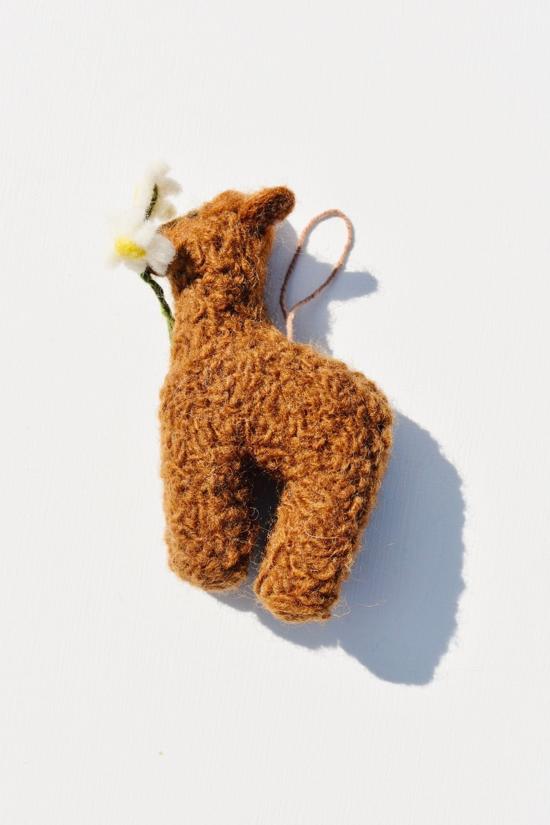 Alpaca Felt Ornament - Ardent Market - Ardent Market