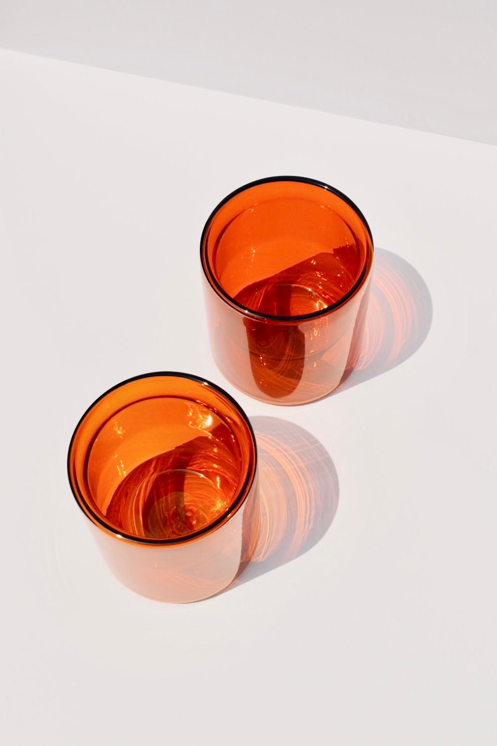 Amber Double Wall Glasses (set of two) - Ardent Market