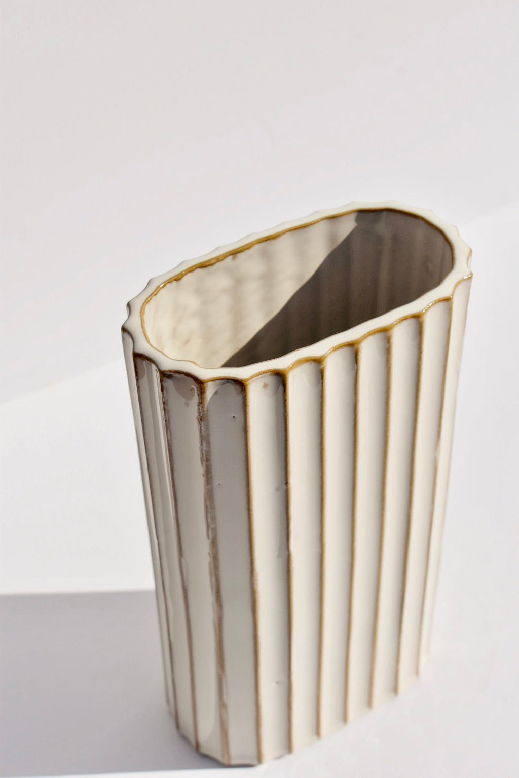 Anita Ribbed Vase - Ardent Market - Ardent Market