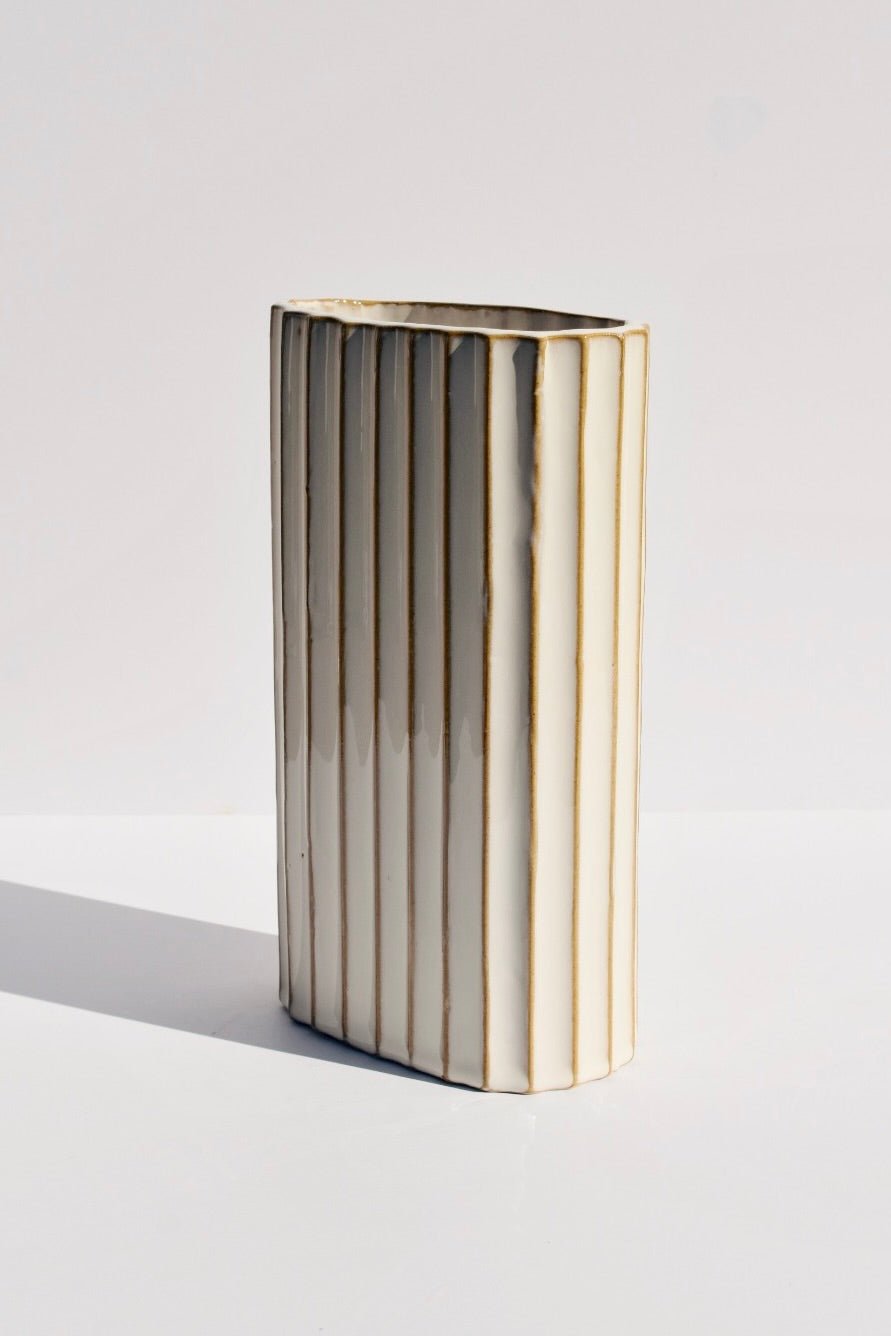 Anita Ribbed Vase - Ardent Market - Ardent Market