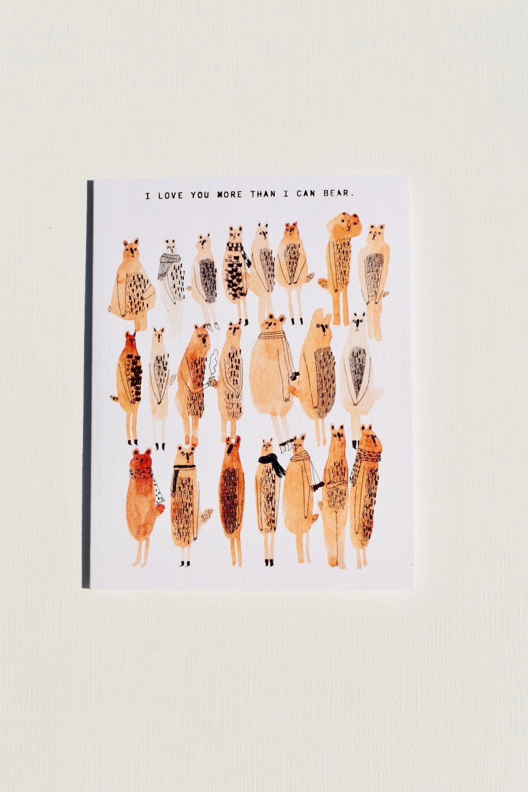 Bear Love & Friendship Card - Ardent Market - Someday Studio