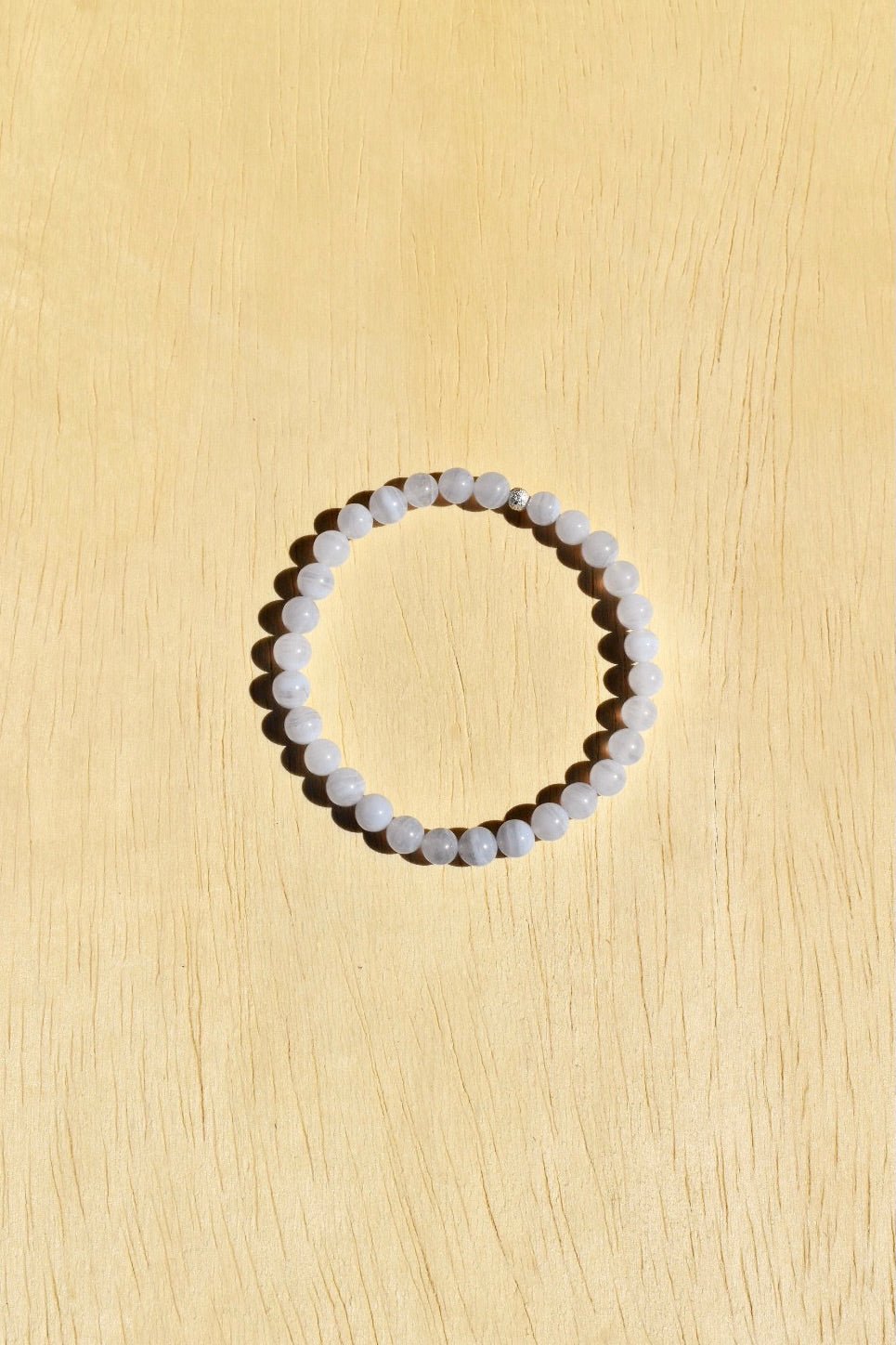 Blue Lace Agate Bracelet -LLL. - Ardent Market