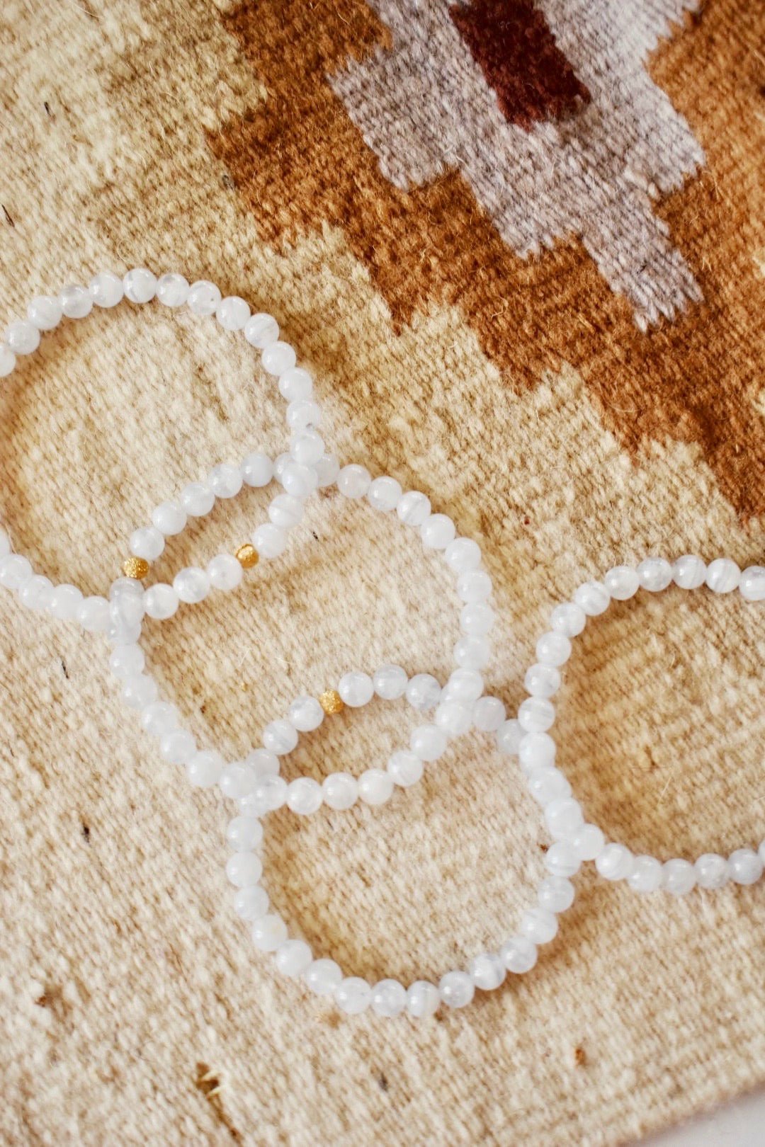 Blue Lace Agate Bracelet -LLL. - Ardent Market