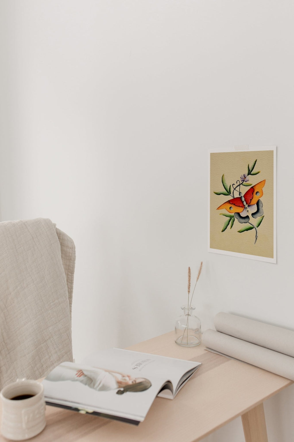 Butterfly Watercolor Print - Ardent Market - Tex Valiente