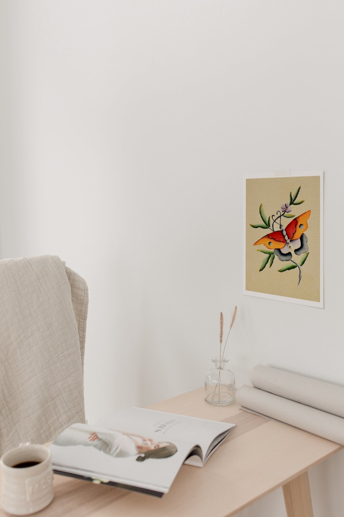 Butterfly Watercolor Print - Ardent Market - Tex Valiente