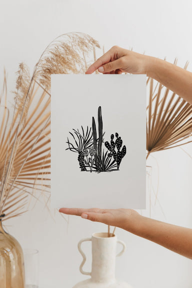 Cactus Print - Ardent Market - Odd Daughter Paper Co.