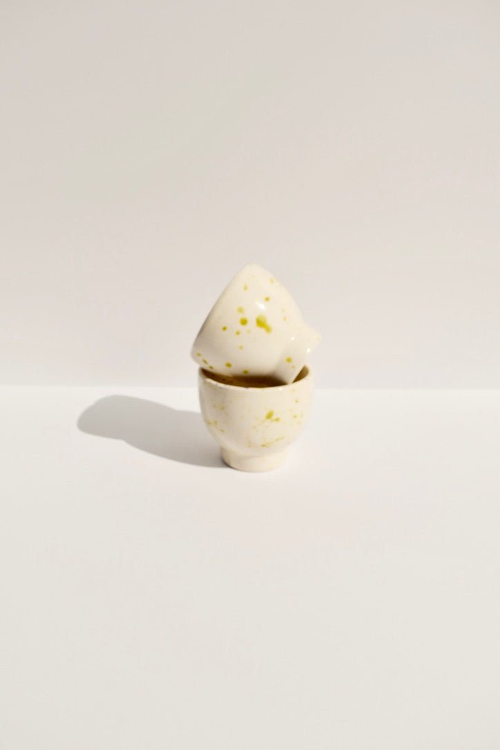 Citrine + Lavender Ceramic Wine Cup - Ardent Market - Nightshift Ceramics