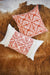 Coral Geo Pillow Cover -Norwegian Wood - Ardent Market