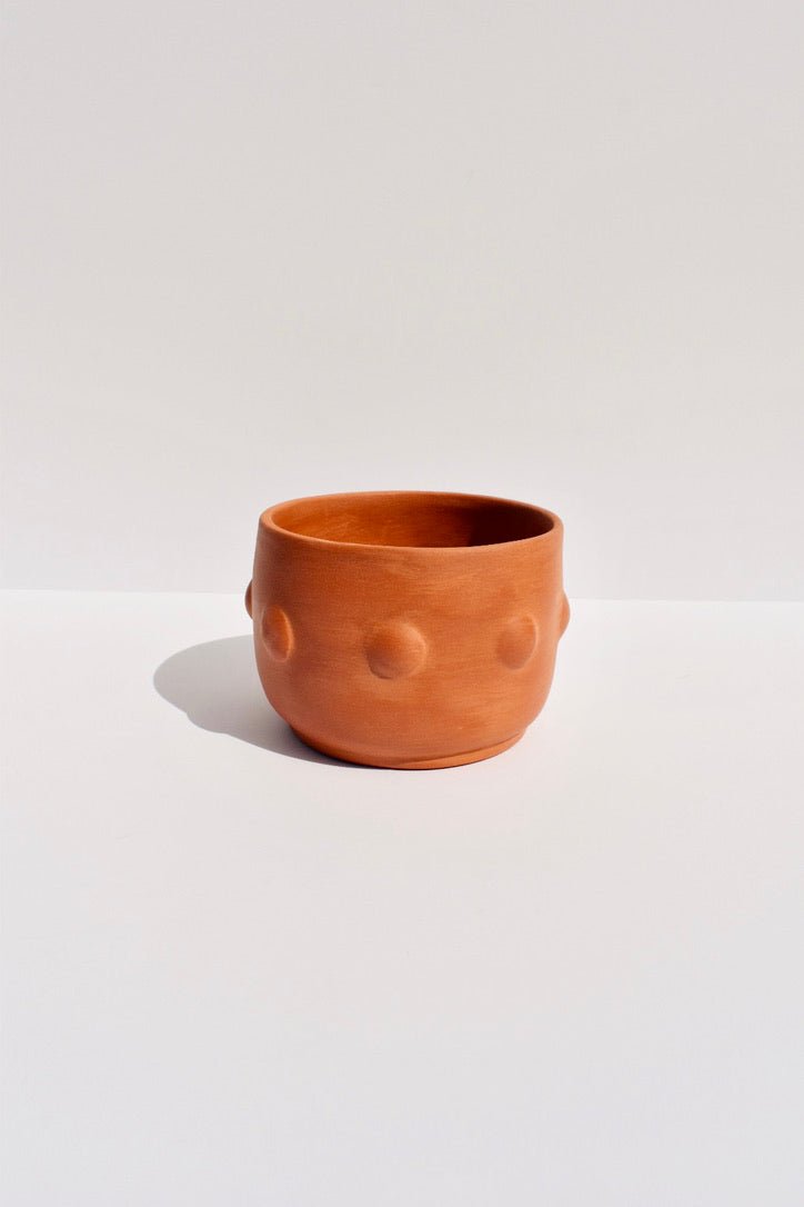 Dotted Terracotta Planter -Earthtones Pottery - Ardent Market