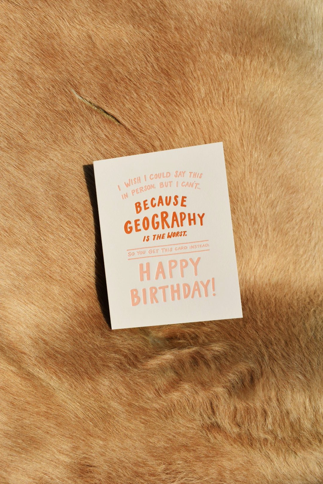 Geography Birthday Card -Odd Daughter Paper Co. - Ardent Market