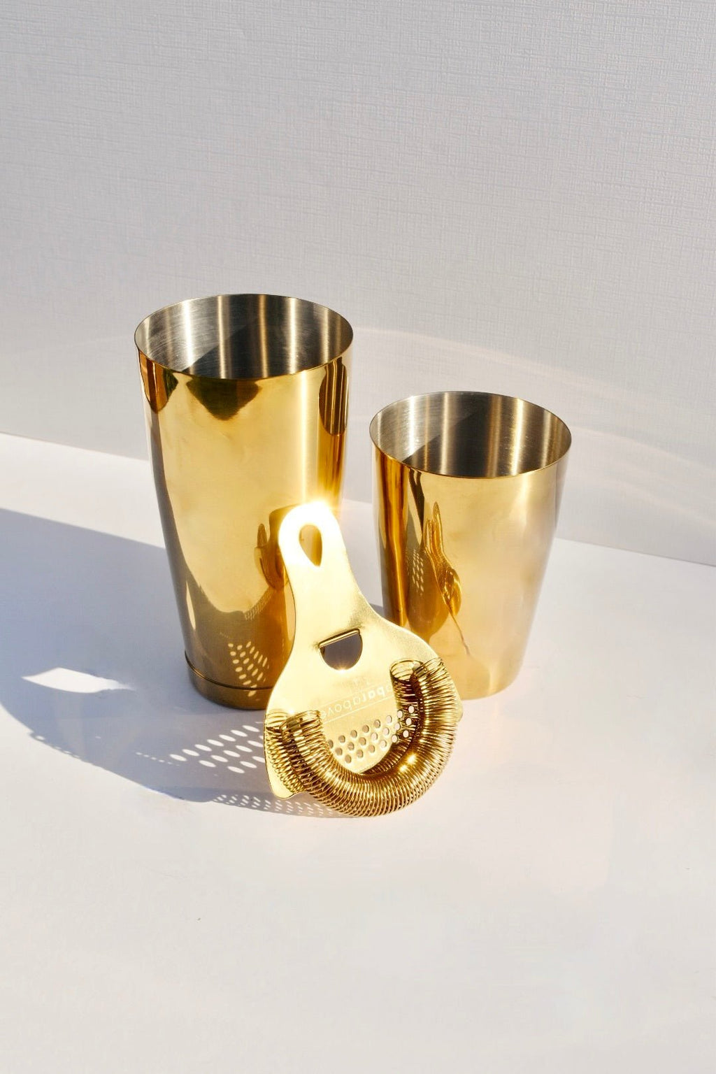 Gold Boston Shaker Set - Ardent Market - A Bar Above