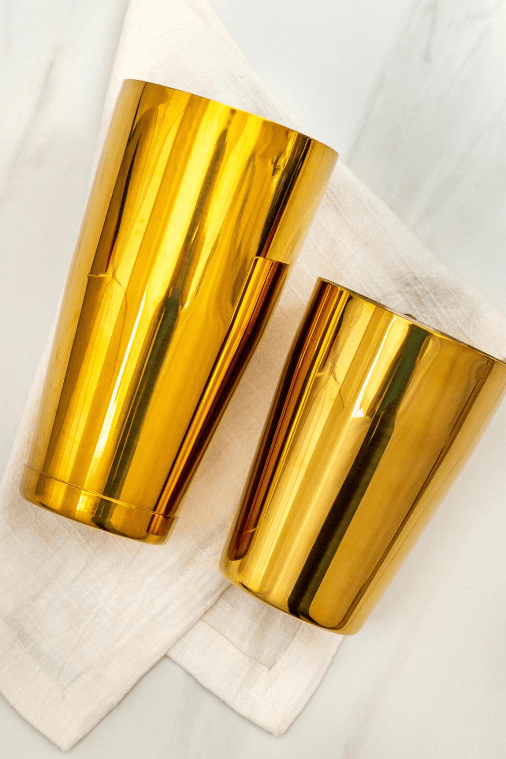Gold Boston Shaker Set - Ardent Market - A Bar Above