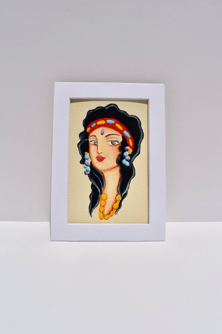 Gypsy Watercolor Print - Ardent Market - Tex Valiente