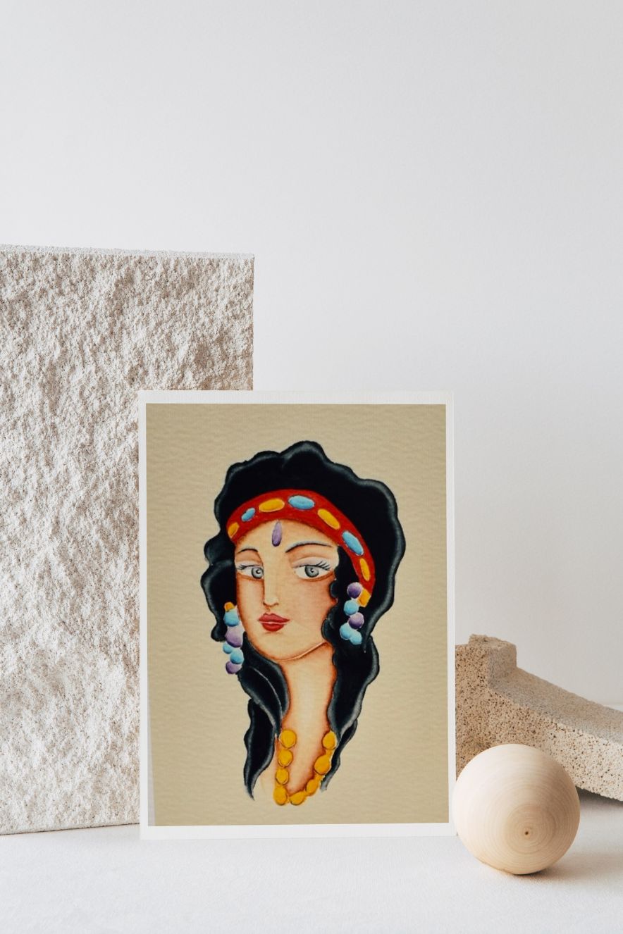 Gypsy Watercolor Print - Ardent Market - Tex Valiente