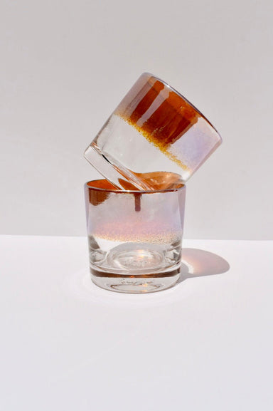 Iris Amber Rocks Glass -JFR - Ardent Market