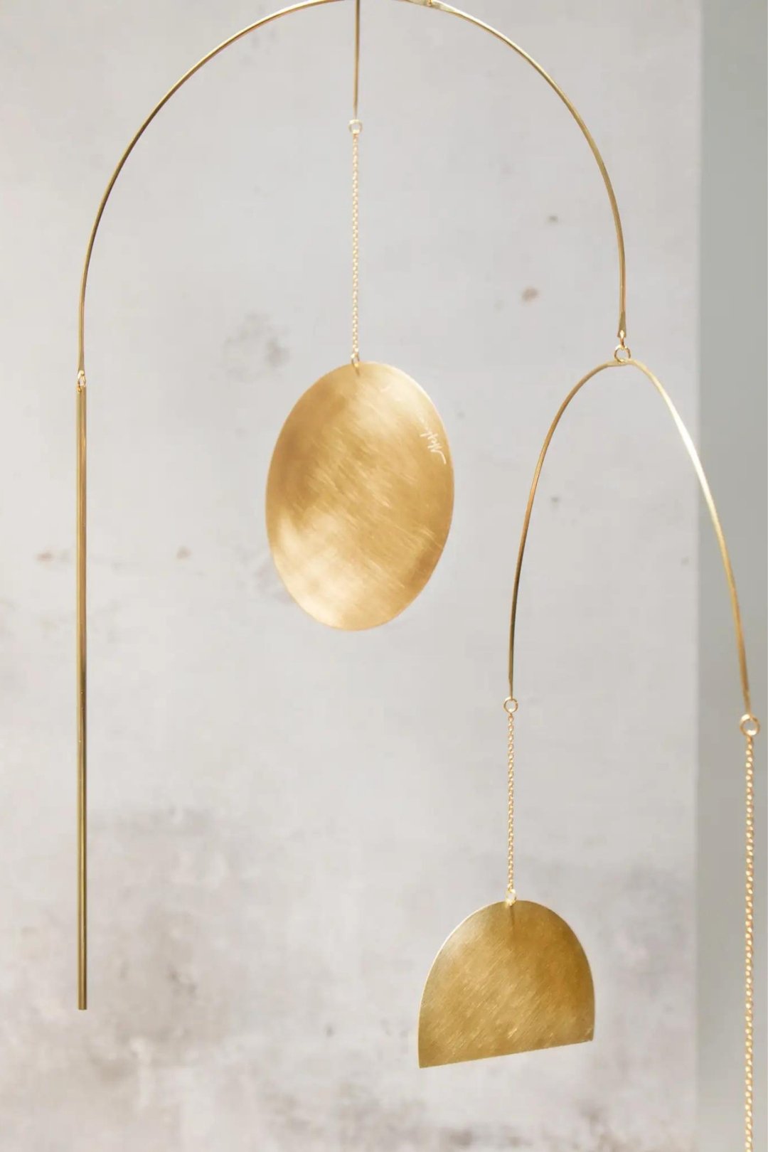 Kinetic Brass Mobile -Stéphanie Barbié Atelier - Ardent Market