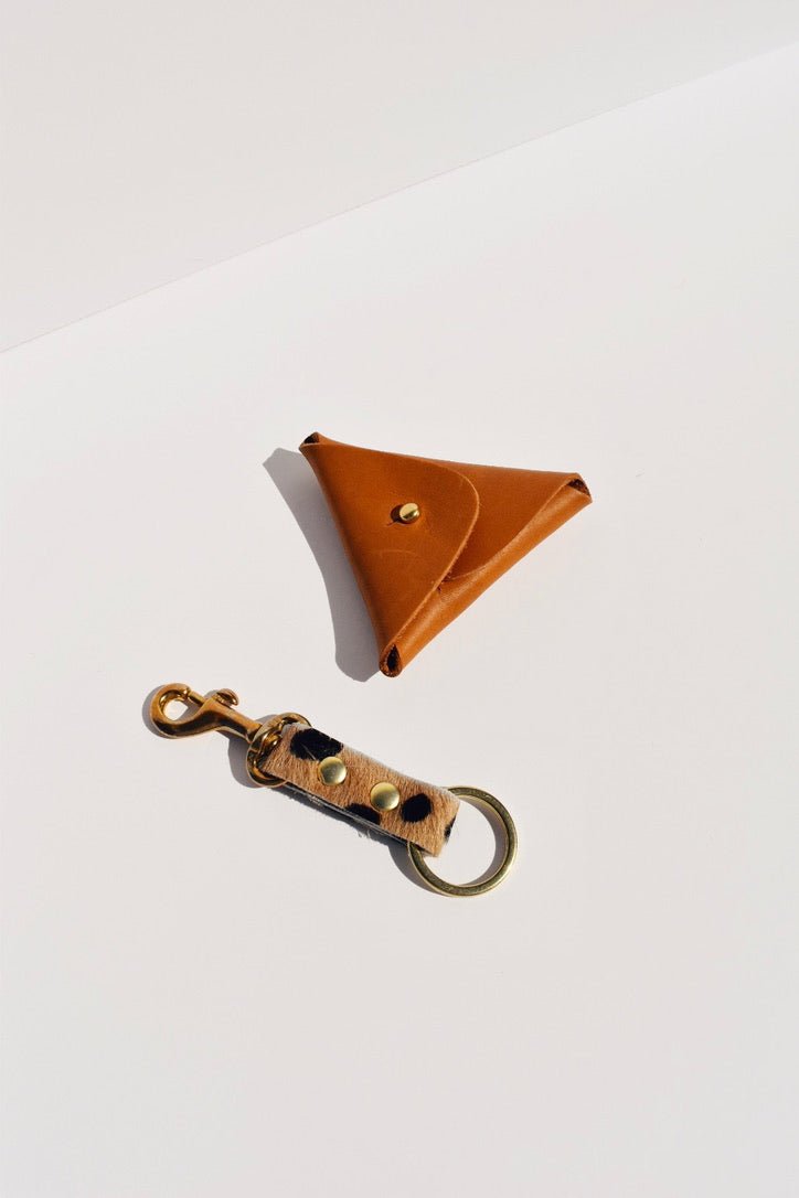 Leather Key Fob -Neva Opet - Ardent Market