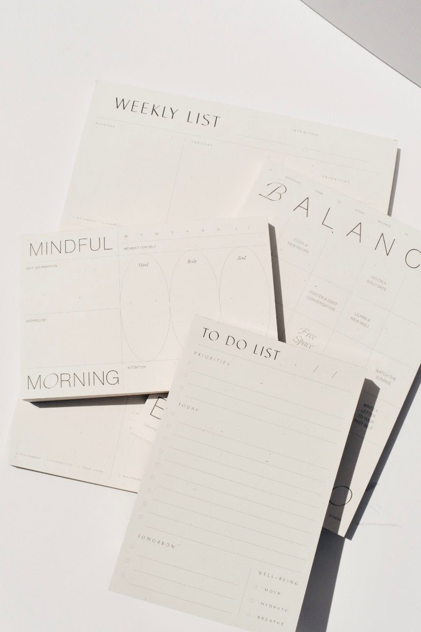 Mindful Morning Pad - Ardent Market - Wilde House Paper