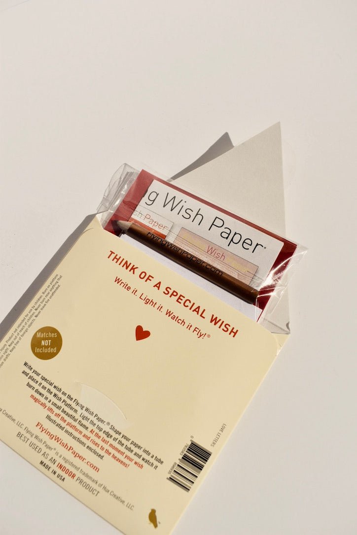 Mini Love Letters Wish Paper Kit -FLYING WISH PAPER - Ardent Market