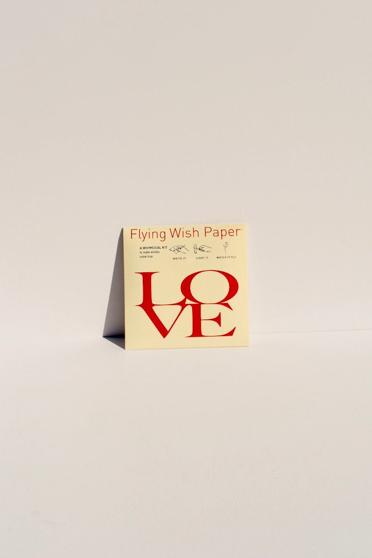 Mini Love Letters Wish Paper Kit -FLYING WISH PAPER - Ardent Market
