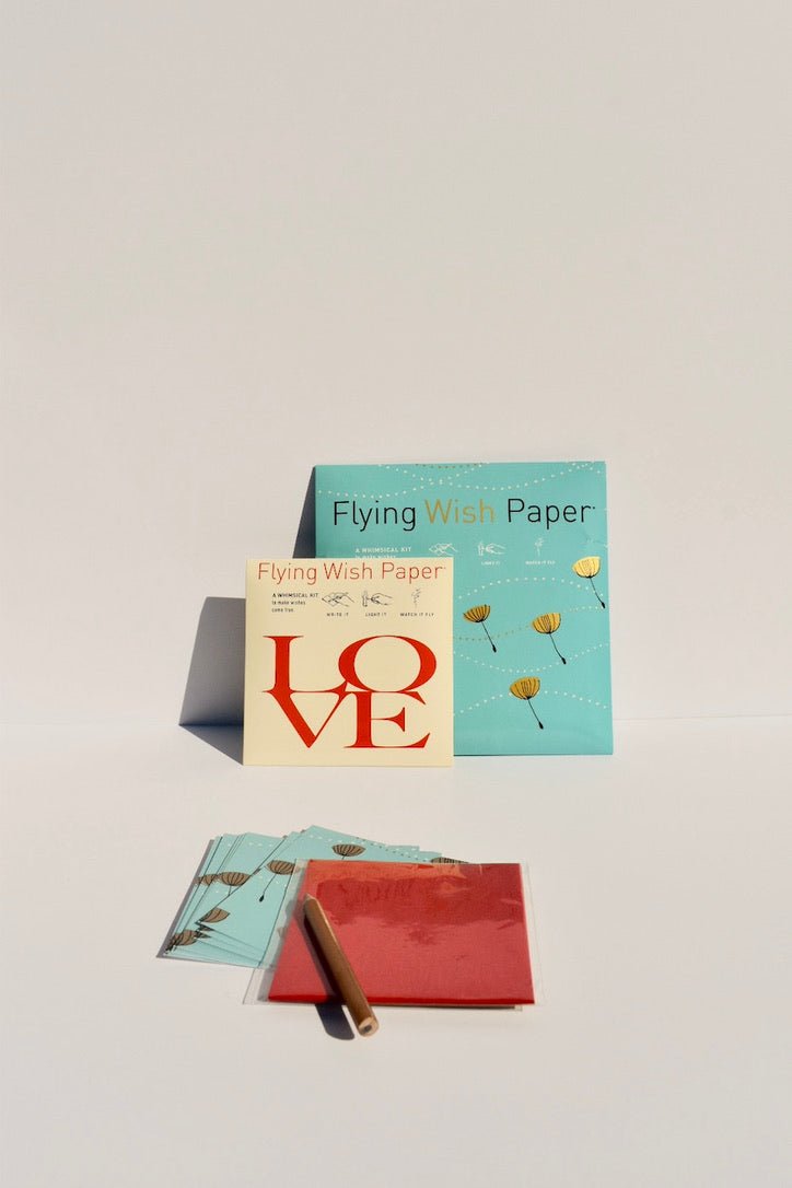 Mini Love Letters Wish Paper Kit -FLYING WISH PAPER - Ardent Market