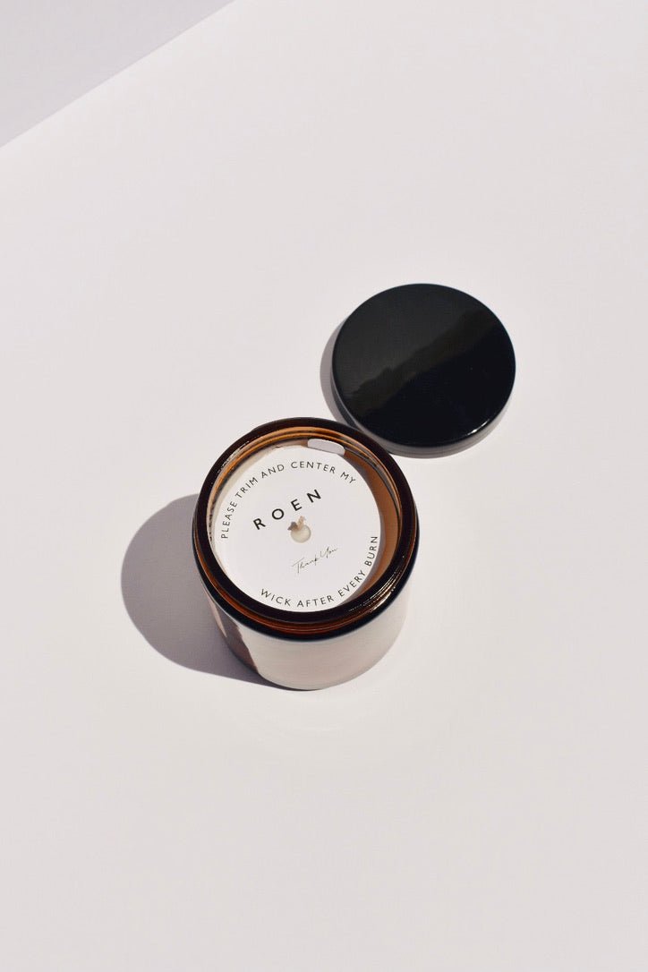 Nocturne · Leather + Santal Candle - Ardent Market - Roen