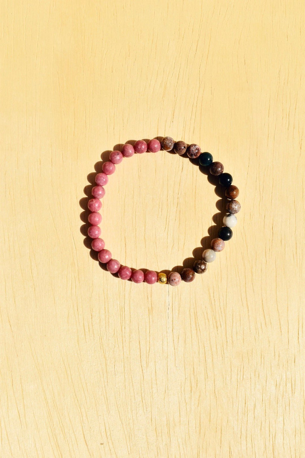 Ocean Jasper + Rhodonite Bracelet -LLL. - Ardent Market
