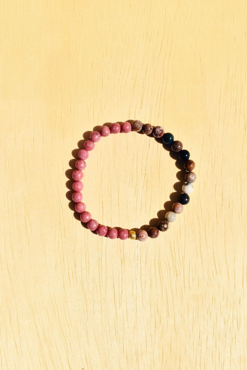 Ocean Jasper + Rhodonite Bracelet -LLL. - Ardent Market