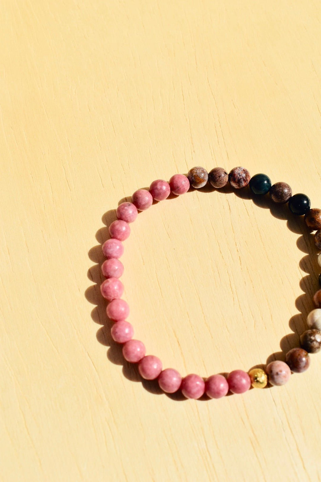 Ocean Jasper + Rhodonite Bracelet -LLL. - Ardent Market