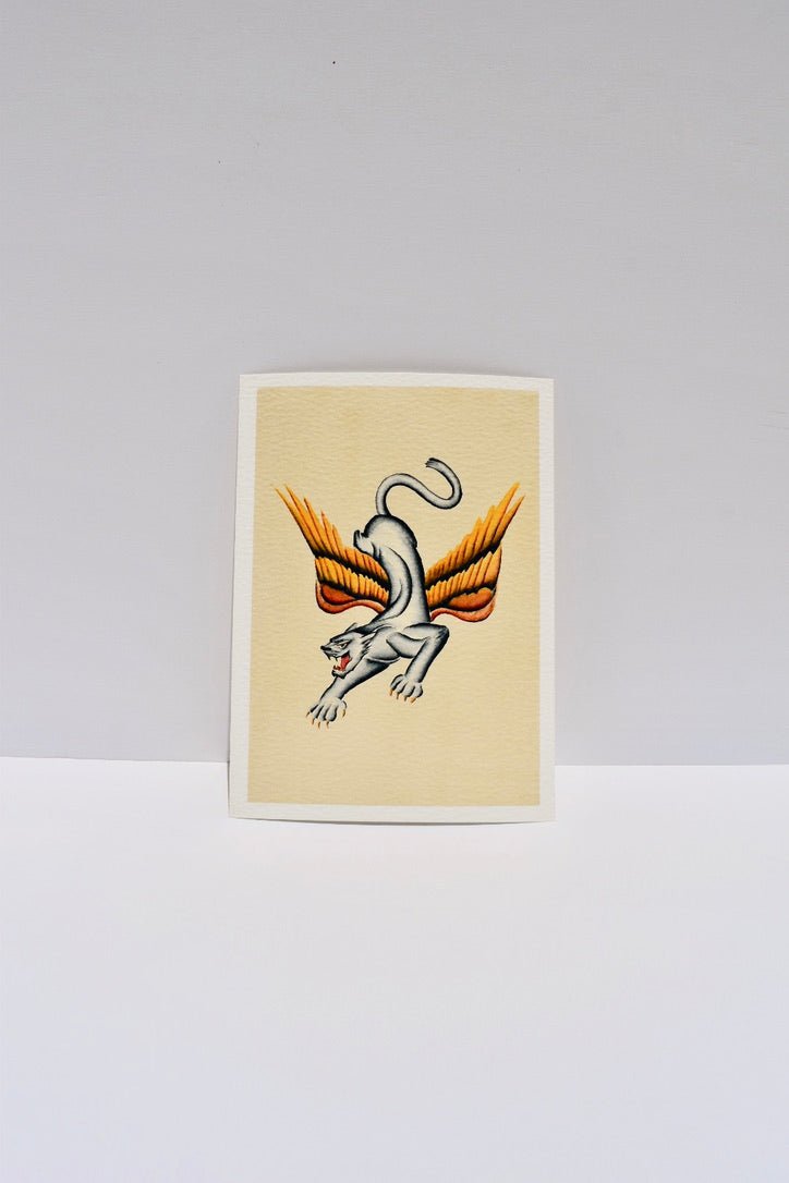 Panther Watercolor Print - Ardent Market - Tex Valiente