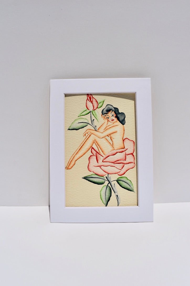 Rosebud Watercolor Print - Ardent Market - Tex Valiente