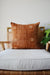 Rust African Mudcloth Pillow Cover -Norwegian Wood - Ardent Market