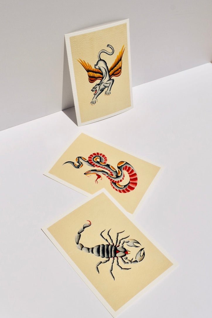 Scorpion Watercolor Print - Ardent Market - Tex Valiente