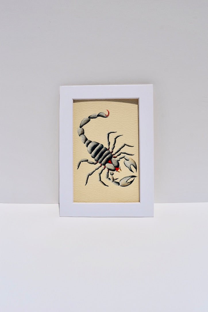 Scorpion Watercolor Print - Ardent Market - Tex Valiente