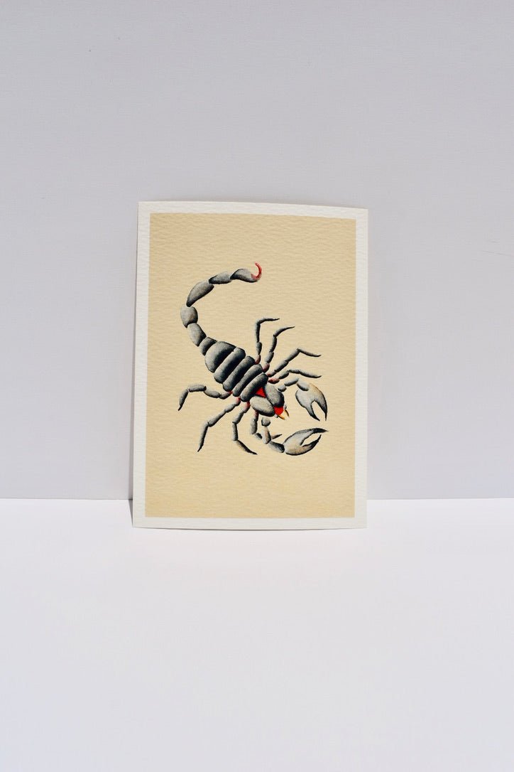 Scorpion Watercolor Print - Ardent Market - Tex Valiente
