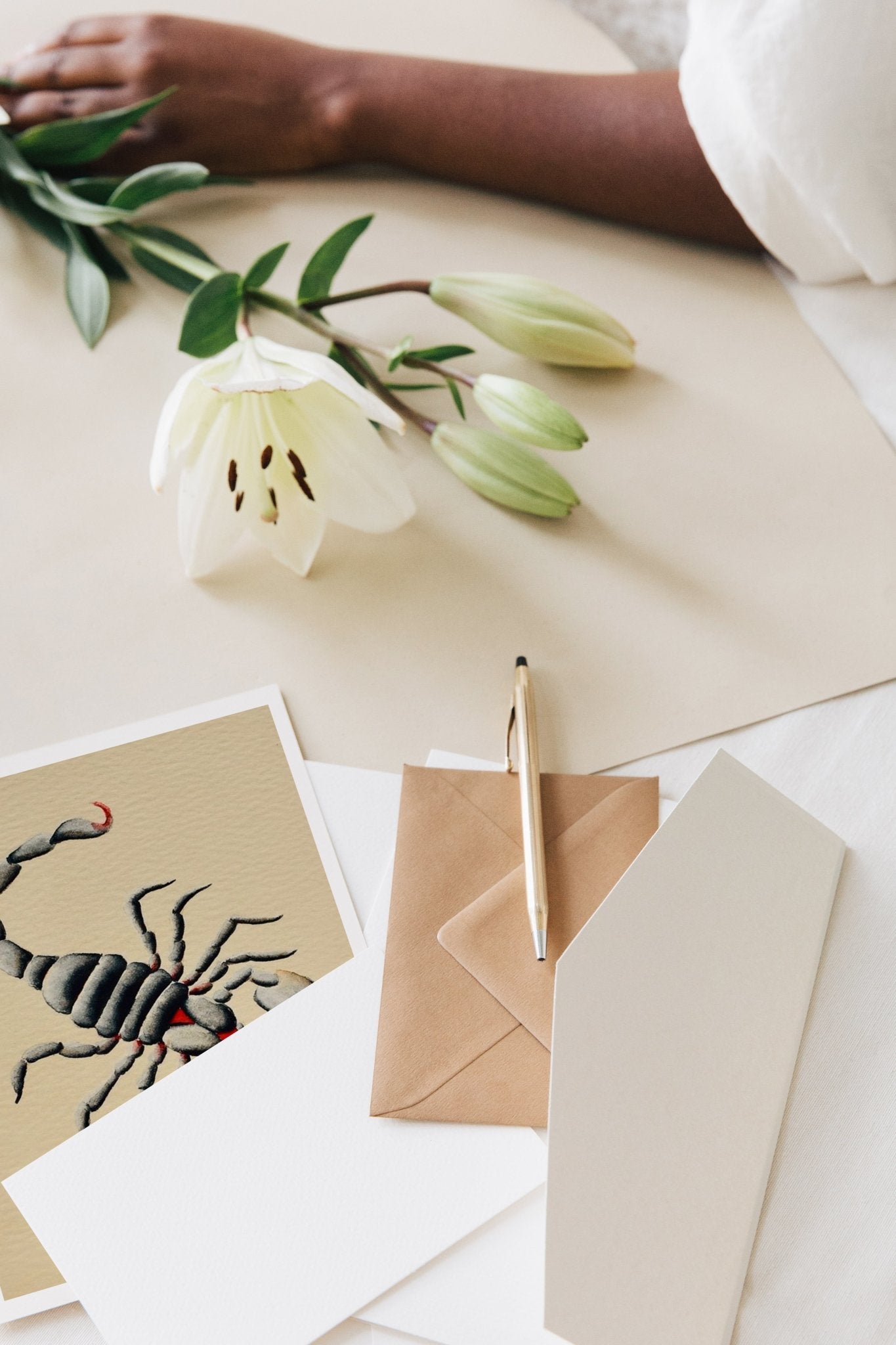 Scorpion Watercolor Print - Ardent Market - Tex Valiente