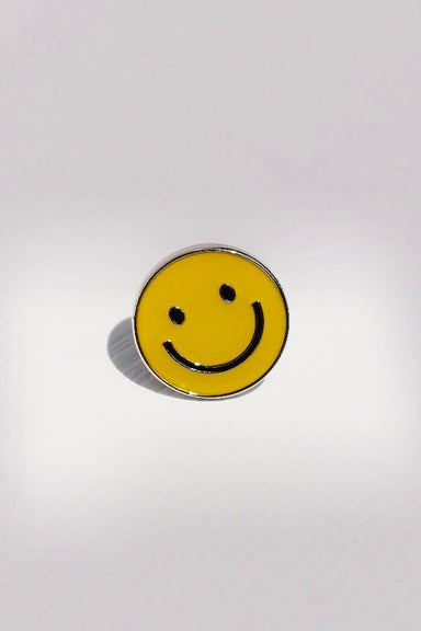 Smiley Face Enamel Pin - Ardent Market - Curated Basics